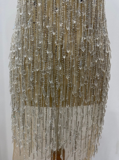 Imagine Panou pentru rochie scurtă cu cristale