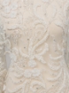 Imagine Broderie cu model floral din catifea si margele