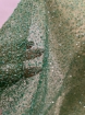 Imagine Broderie tip plasa cu margele verzi din sticla 