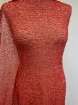 Imagine Broderie tip plasa elastica rosie